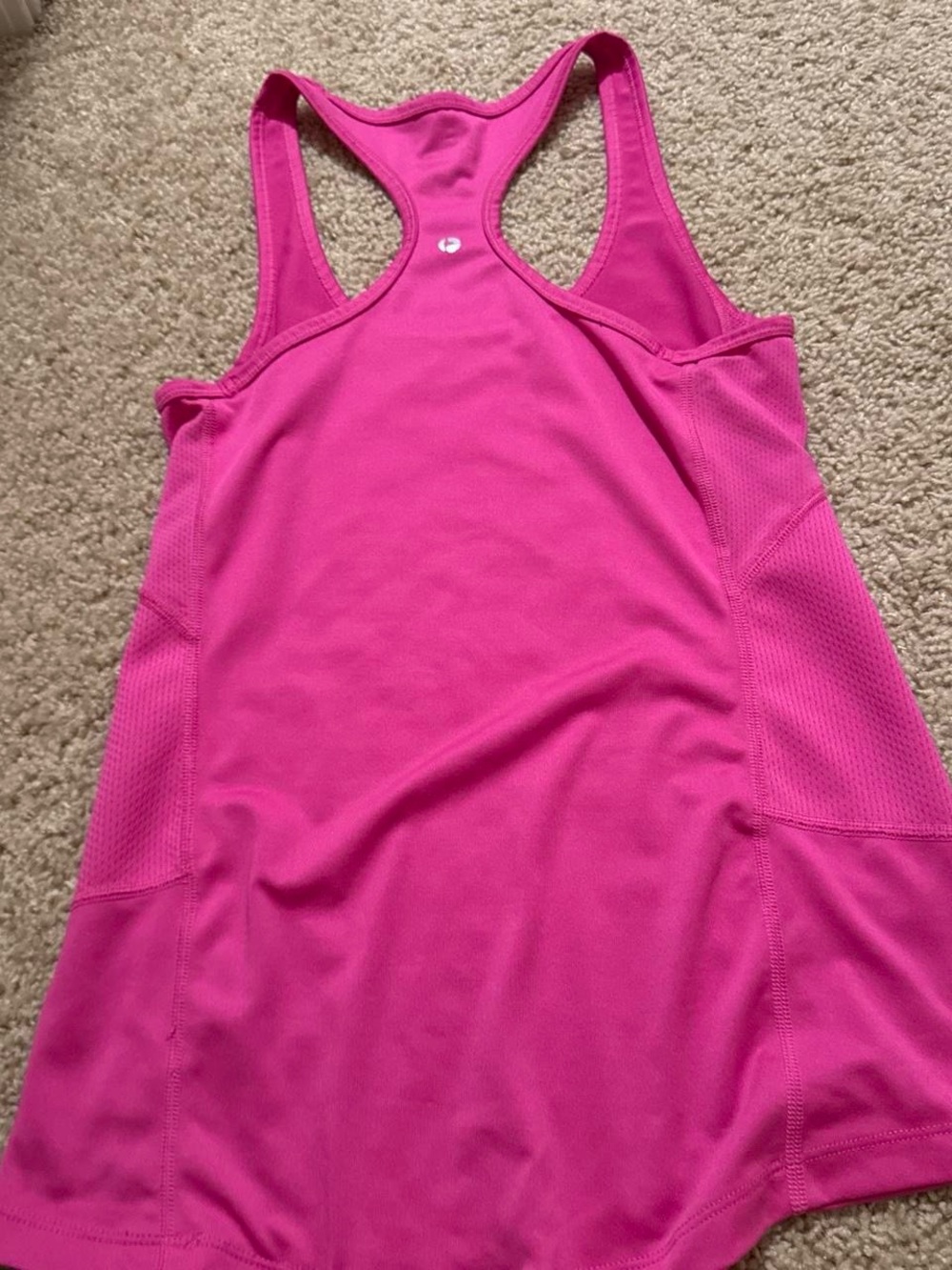 Performance Racerback Tank Top - Hot Pink - Picture 3 of 3